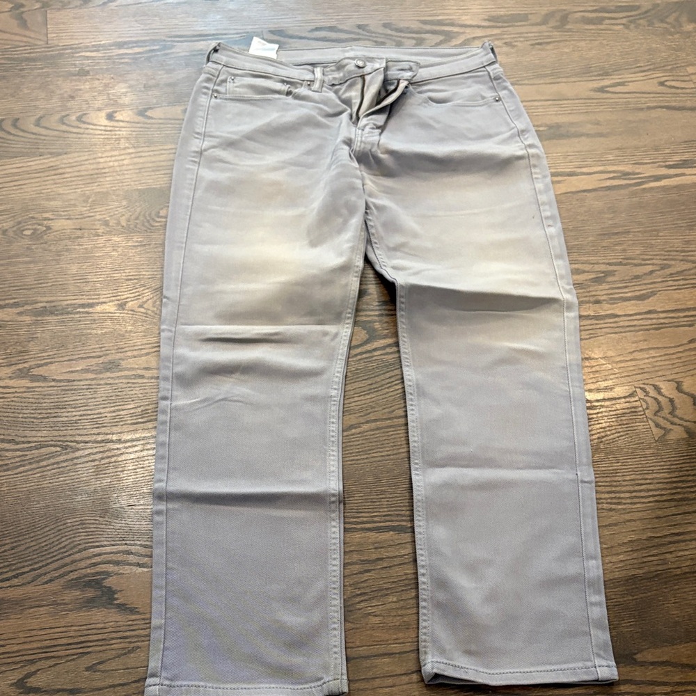 Levi's Men's Light Gray Straight Jeans